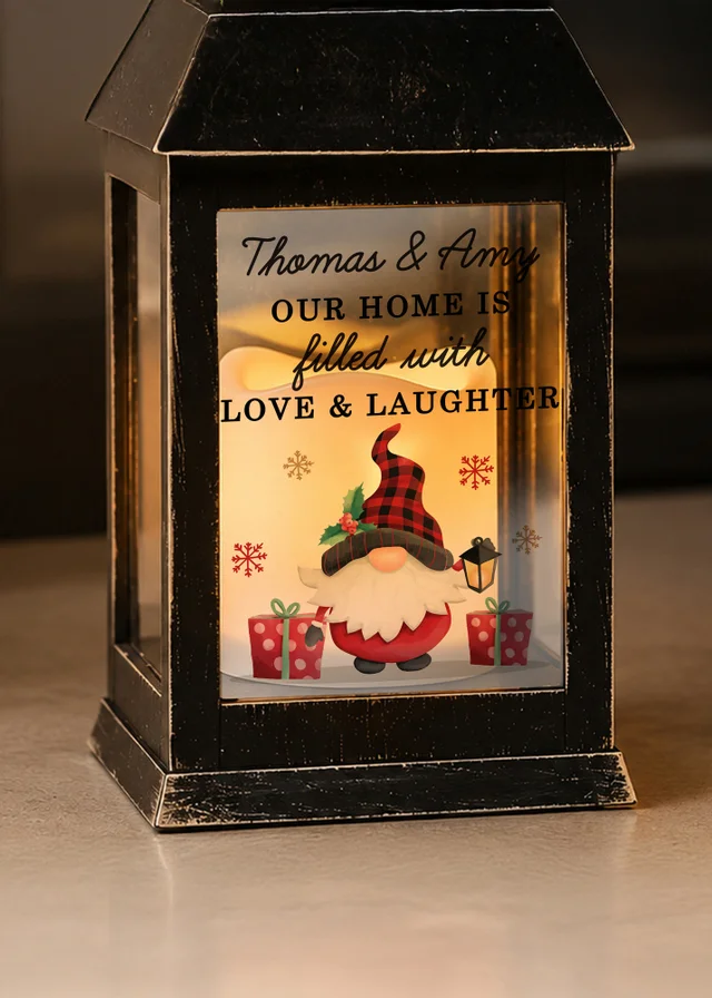 Personalised Memento Company Clear Christmas Tree Scented Jar Candle