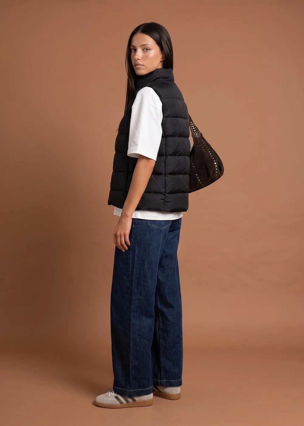 Urban Bliss Black Lightweight Bag Puffer Gilet - 14 Image 2