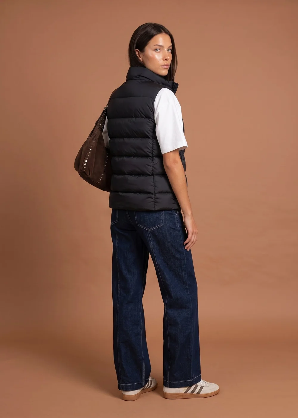 Urban Bliss Black Lightweight Bag Puffer Gilet - 14 Image 3