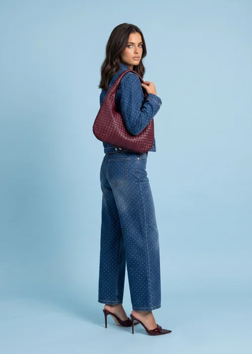 Urban Bliss Mid Blue Spot Wide Leg Mini Jean - 8 Image 2