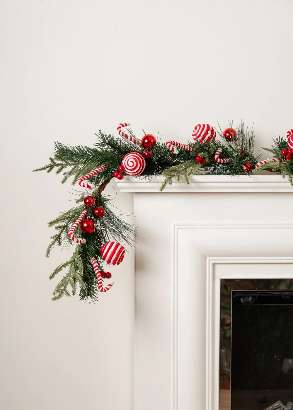 Scottish Everlastings Candy Cane Garland 150cm - One Size Image 1