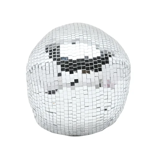 Hocus Pocus Novelties Silver Disco Skull Ornament - One Size Image 4