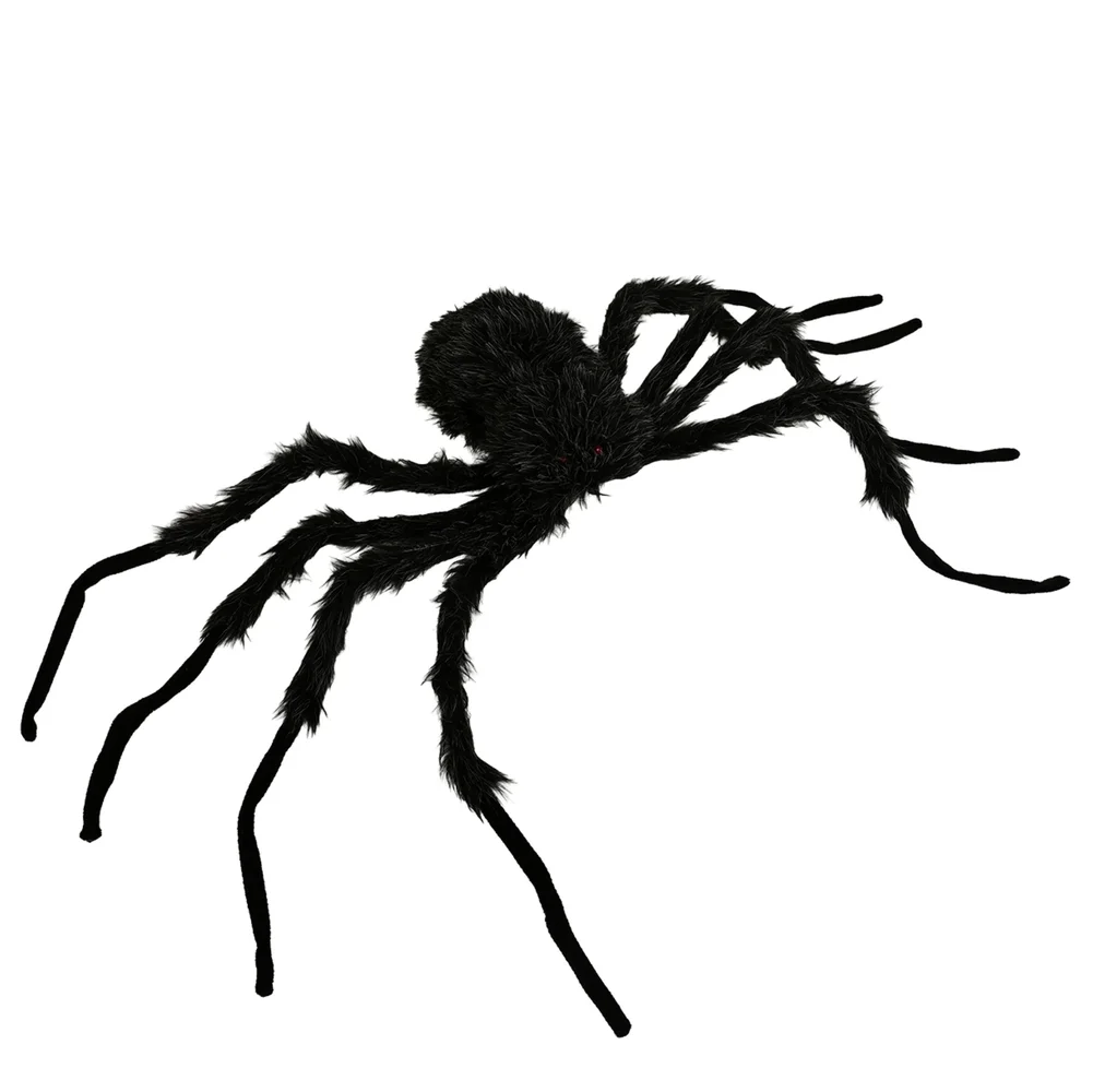Hocus Pocus Novelties Giant Black Touch Spider Decoration - One Size Image 2