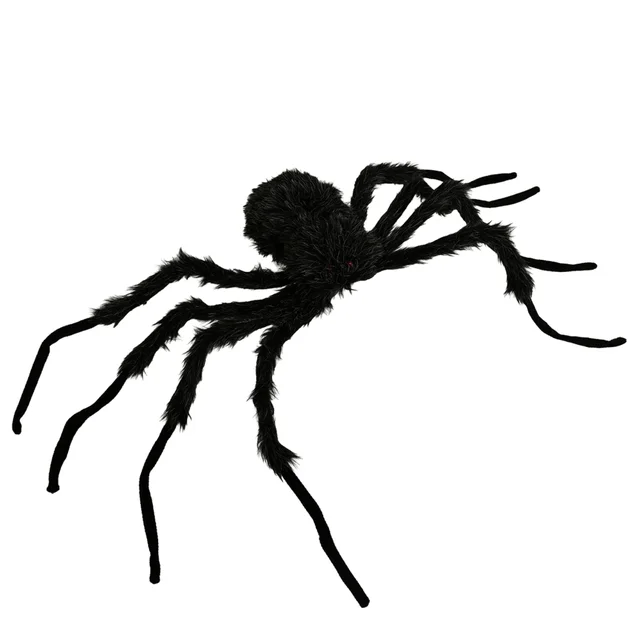 Hocus Pocus Novelties Giant Black Touch Spider Decoration