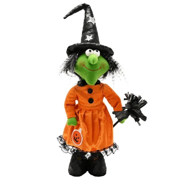 Hocus Pocus Medium Standing Witch with Telescopic Legs in multi-colour
