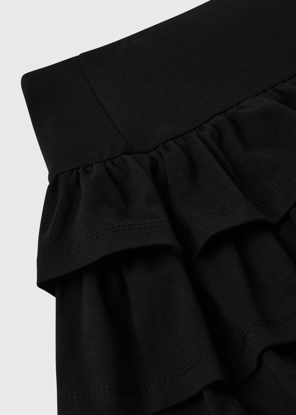 Girls Black Jersey Rara Skort (7-15yrs) - Age 7 Years Image 2
