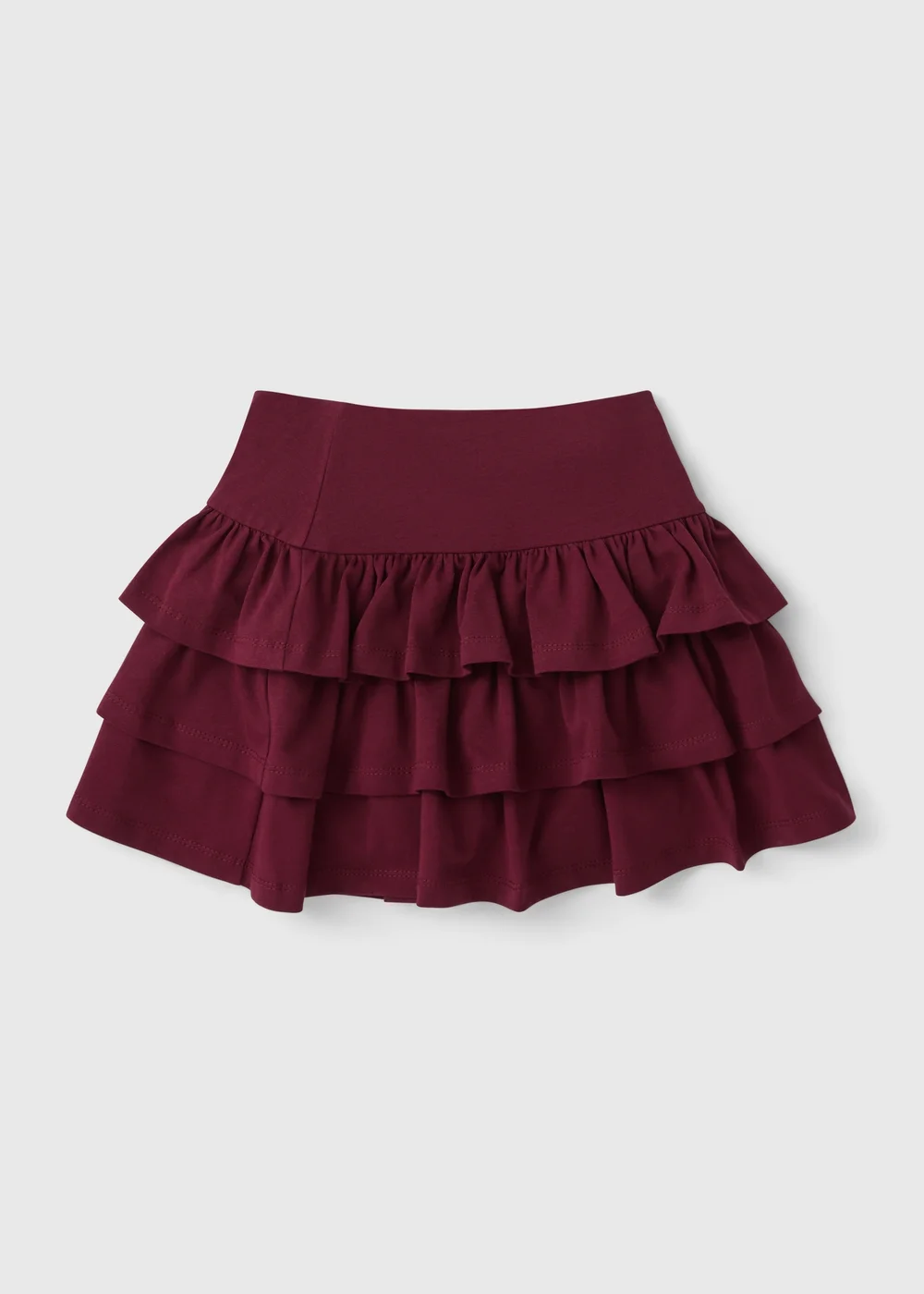 Girls Burgundy Jersey Rara Skort (7-15yrs) - Age 7 Years Image 1