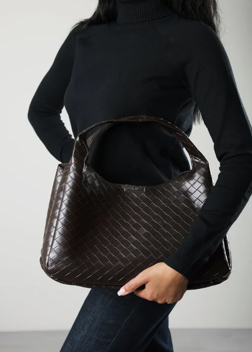 Where's That From Harella Woven Tote Bag - One Size Image 5