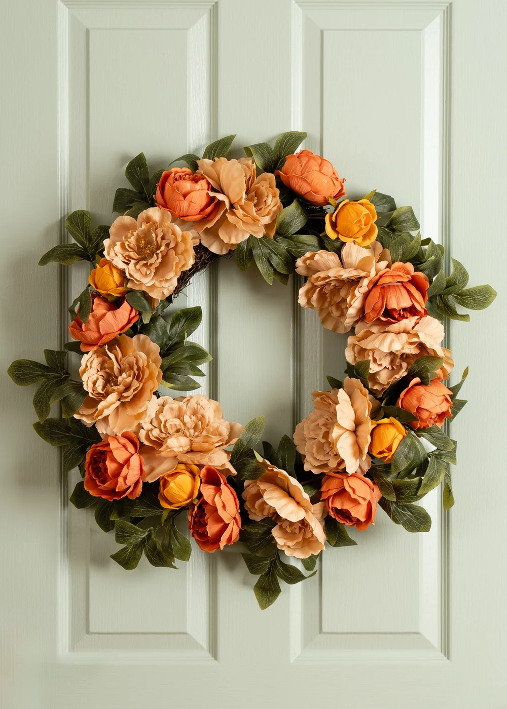 Scottish Everlastings Autumnal Flower Wreath 60cm - One Size Image 1