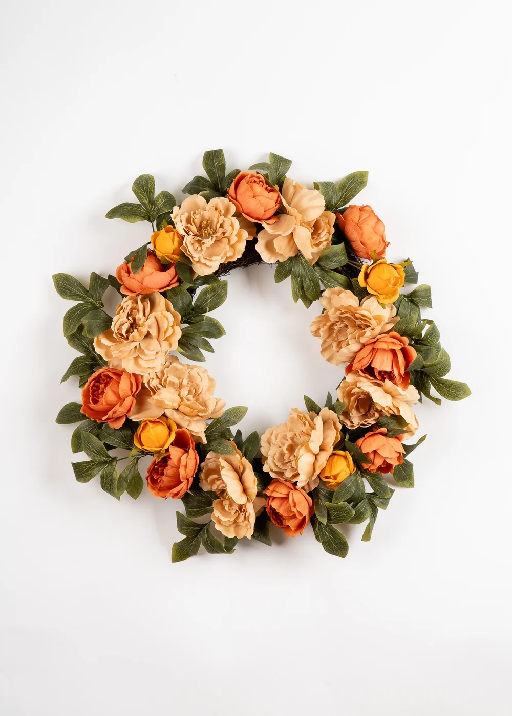 Scottish Everlastings Autumnal Flower Wreath 60cm - One Size Image 2