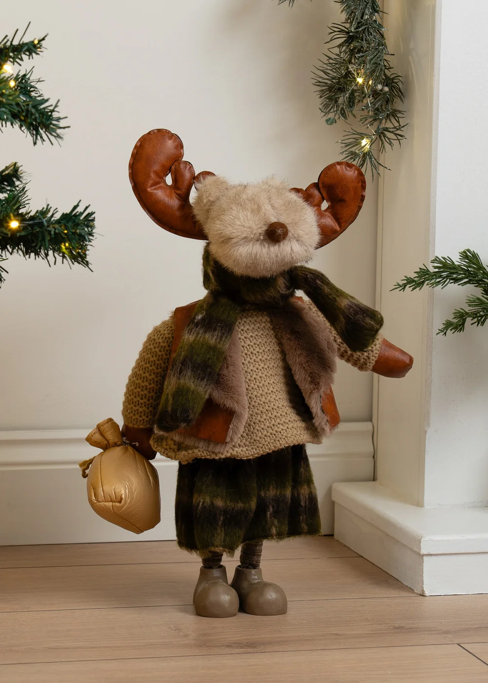 Scottish Everlastings Plush Reindeer Brown 46cm - One Size Image 1