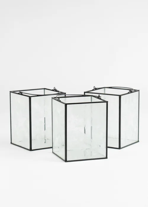 Scottish Everlastings Set of 3 Star Lanterns - One Size Image 3