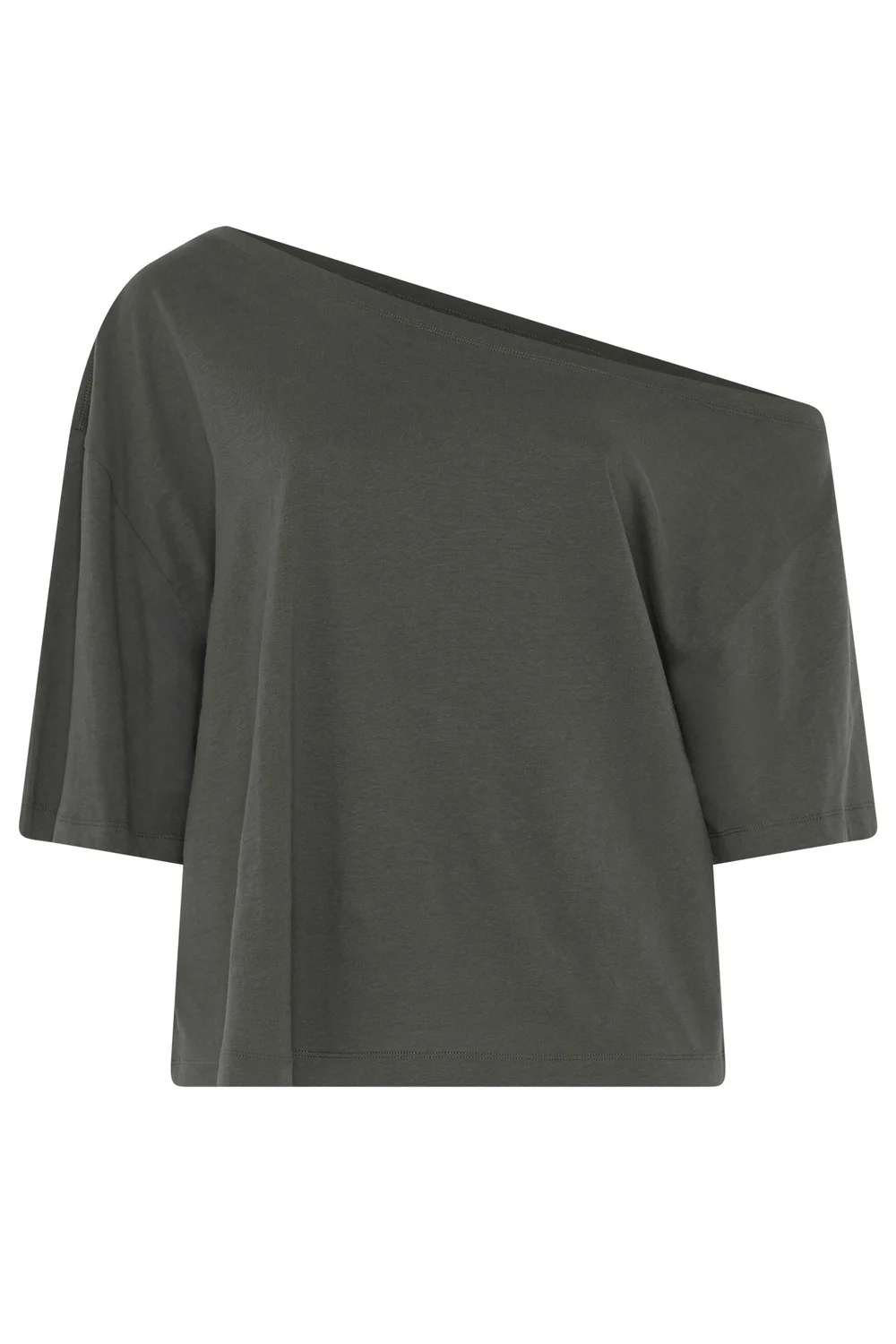 Yours Curve Grey Off Shoulder Tee - 14 Image 5