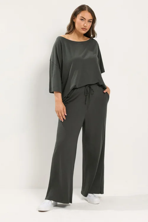 Yours Curve Grey Off Shoulder Tee - 14 Image 2