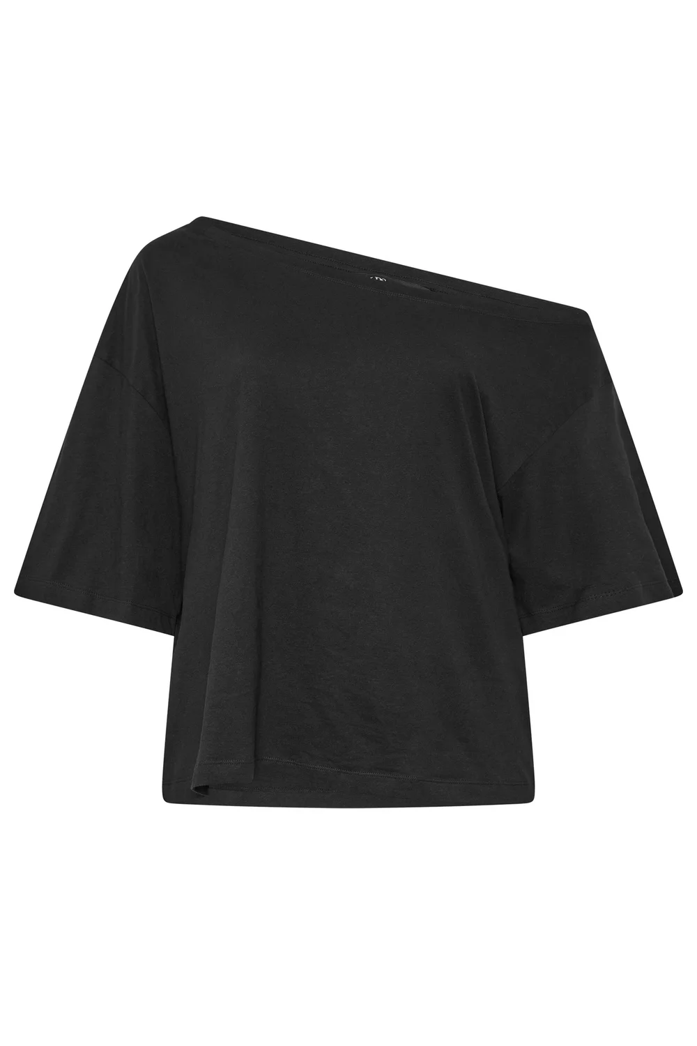 Yours Curve Black Off Shoulder Tee - 22-24 Image 5