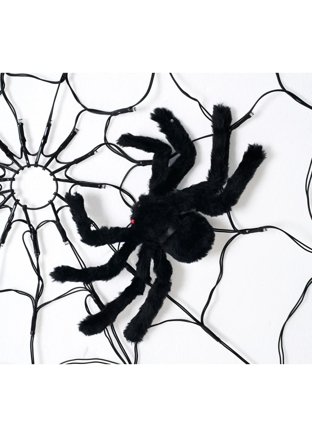 Lifeideas Halloween Spider Web Lights with Spider & Remote Control - One Size Image 6