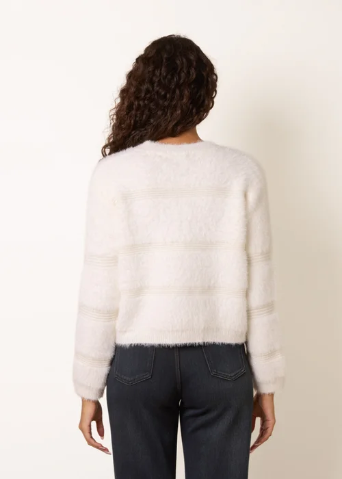Blue Vanilla Cream Soft Touch Button Cardigan - M/L Image 4