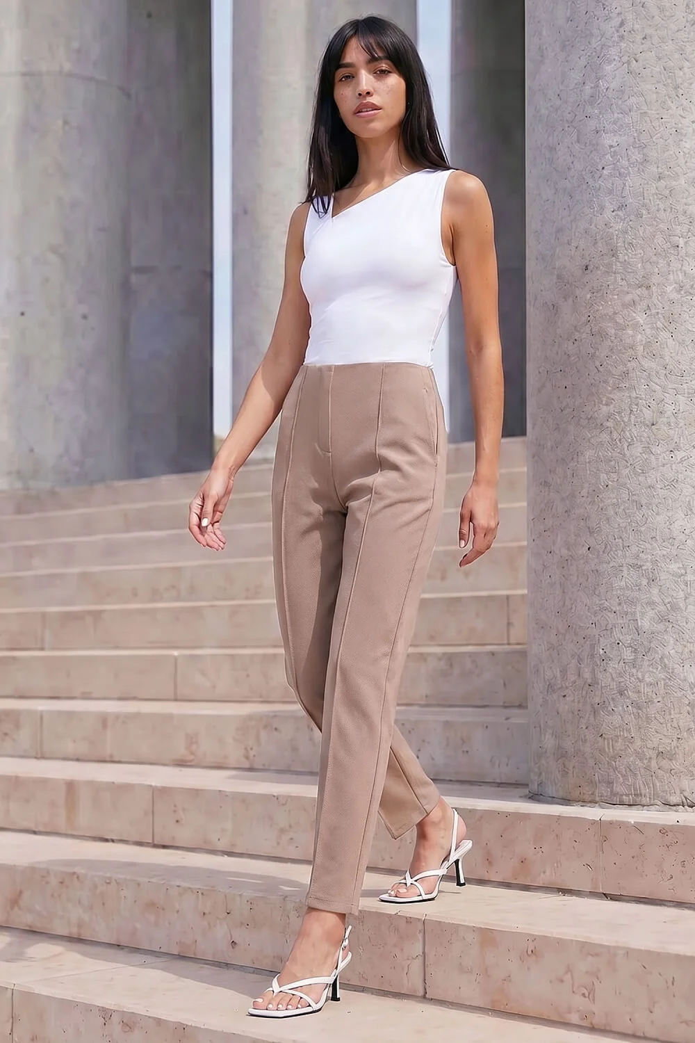 Roman Stone Petite Premium Stretch Twill Trouser - 16 Image 1