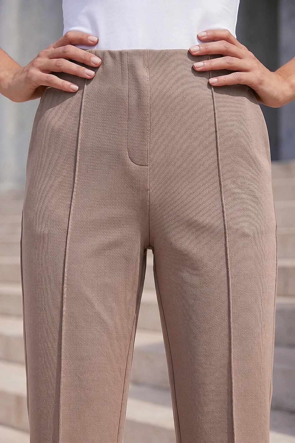 Roman Stone Petite Premium Stretch Twill Trouser - 16 Image 4