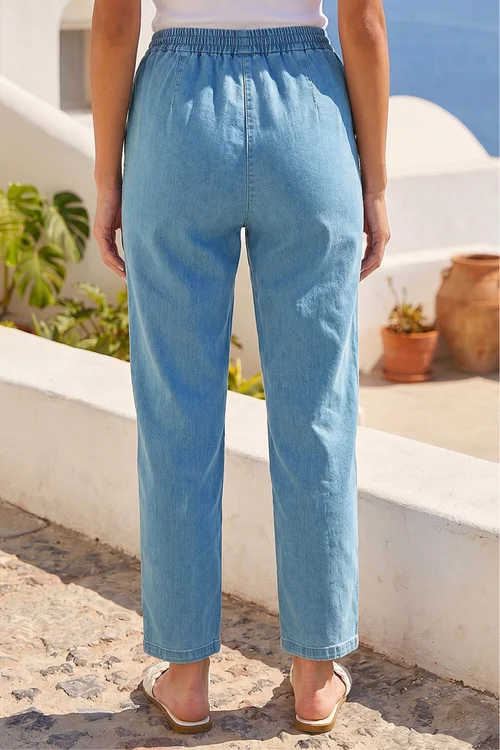 Roman Denim Petite Stretch Denim Trousers - 12 Image 4