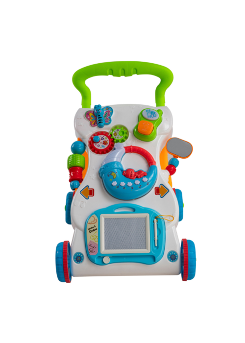 Kidkid Multicoloured Sit to Stand Baby Walker with Music & Light, 32x43x47.5cm - One Size Image 3