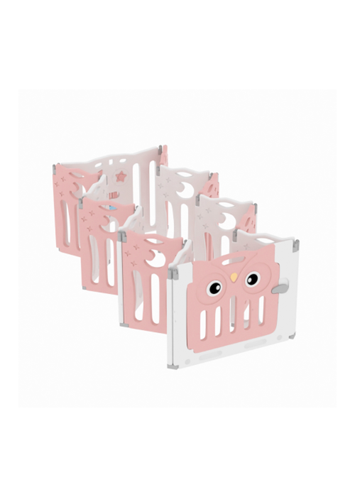 Kidkid White Foldable 16 Panel Baby Safety Playpen, 179x143x63cm - One Size Image 3