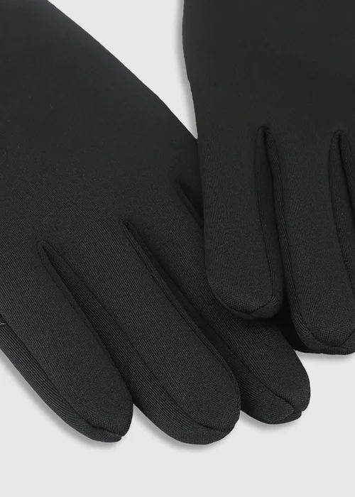 Totes Black Stretch Thermal Gloves with Smartouch - One Size Image 5