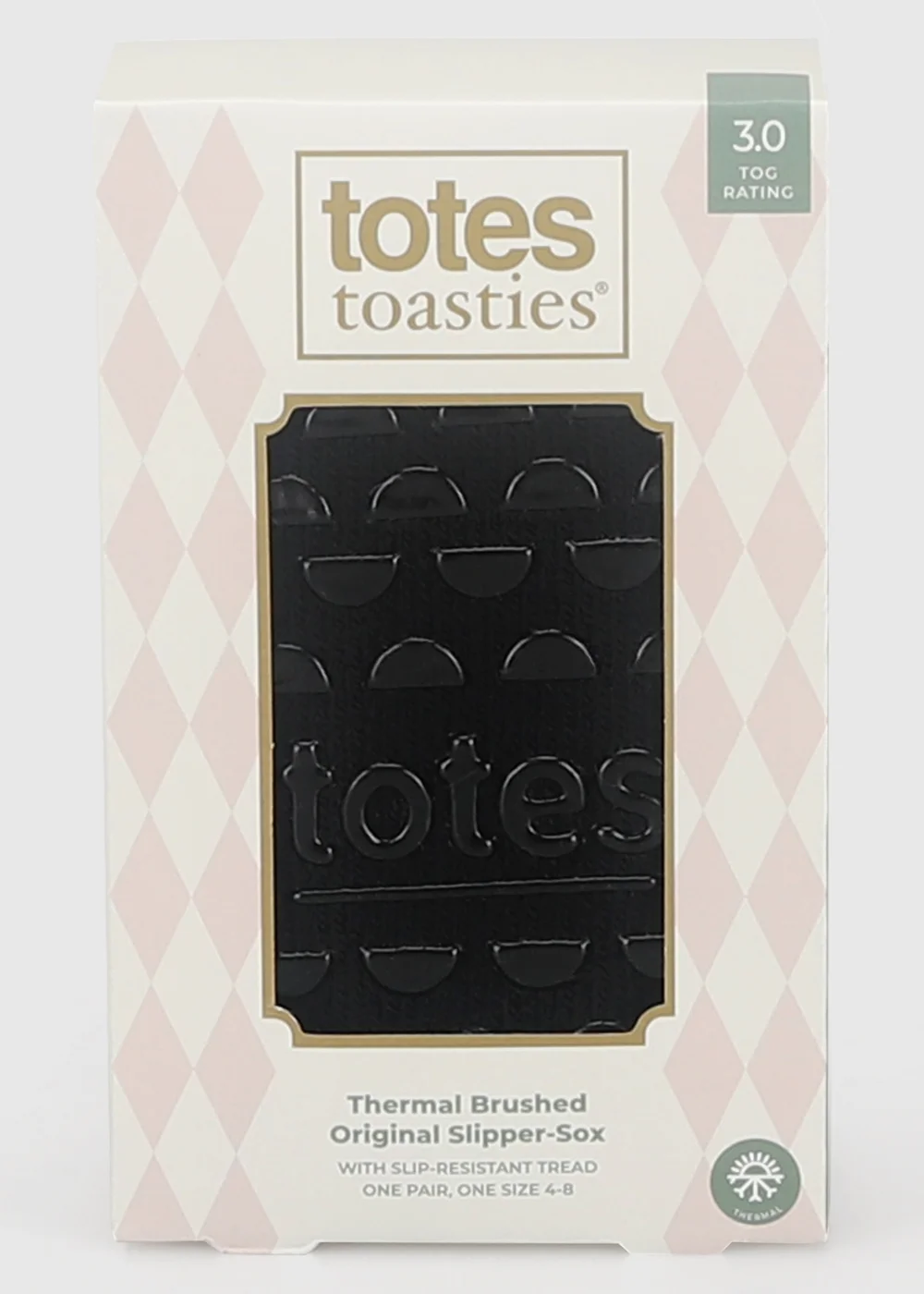 Totes Black Brushed Thermal Original Slipper-Sox - One Size Image 6