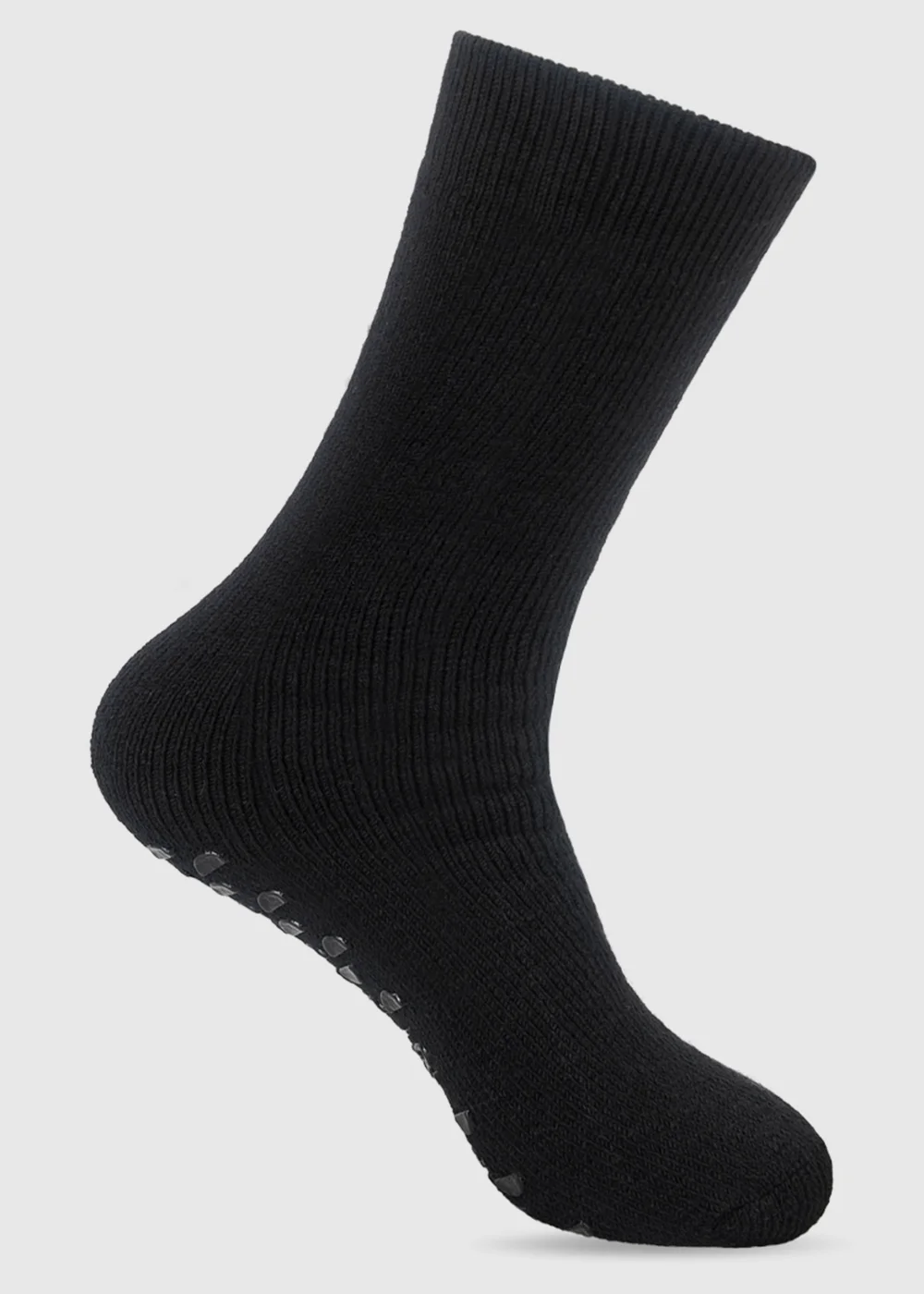 Totes Black Brushed Thermal Original Slipper-Sox - One Size Image 4