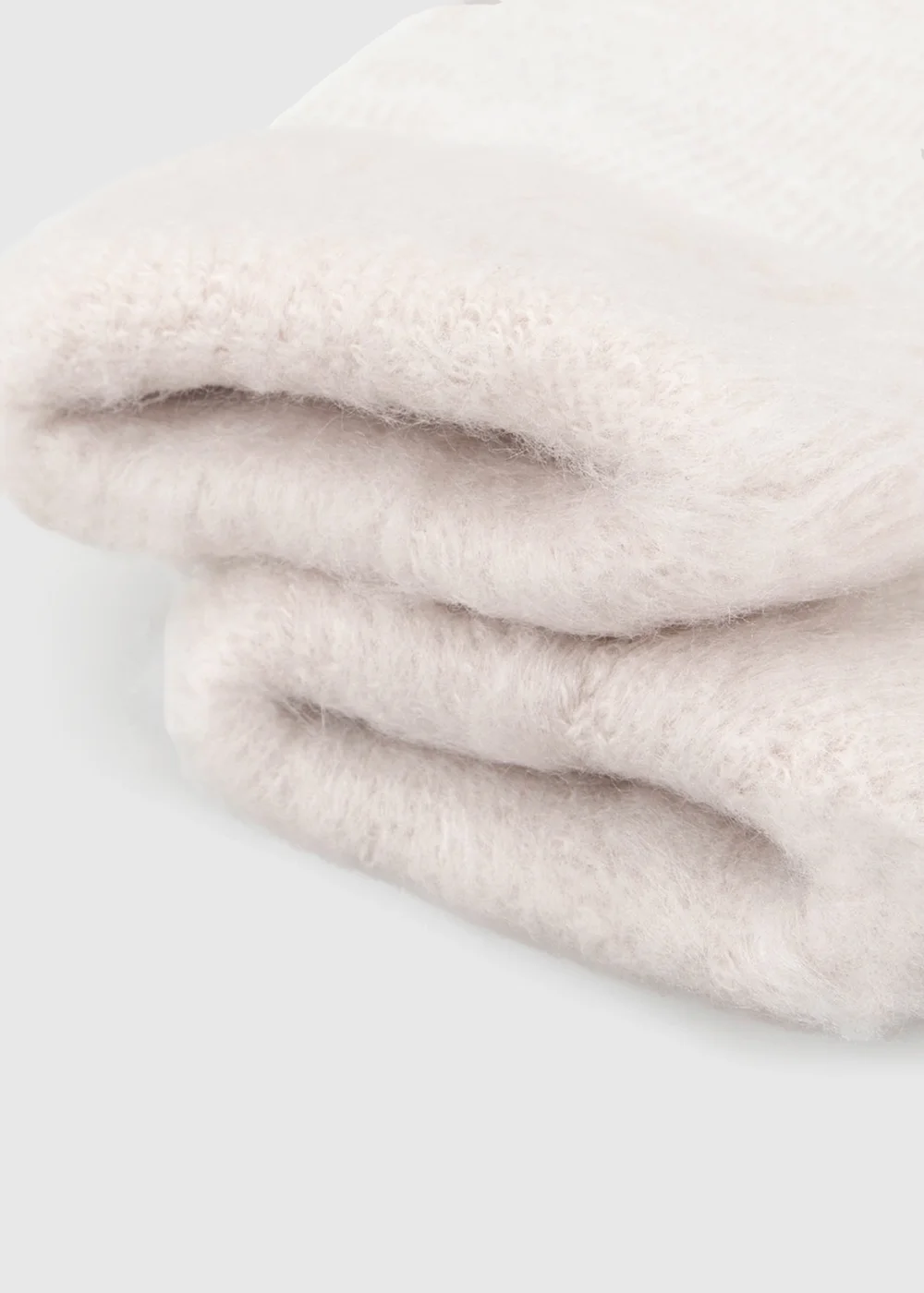 Totes Oat Natural Brushed Thermal Bed Socks - One Size Image 5