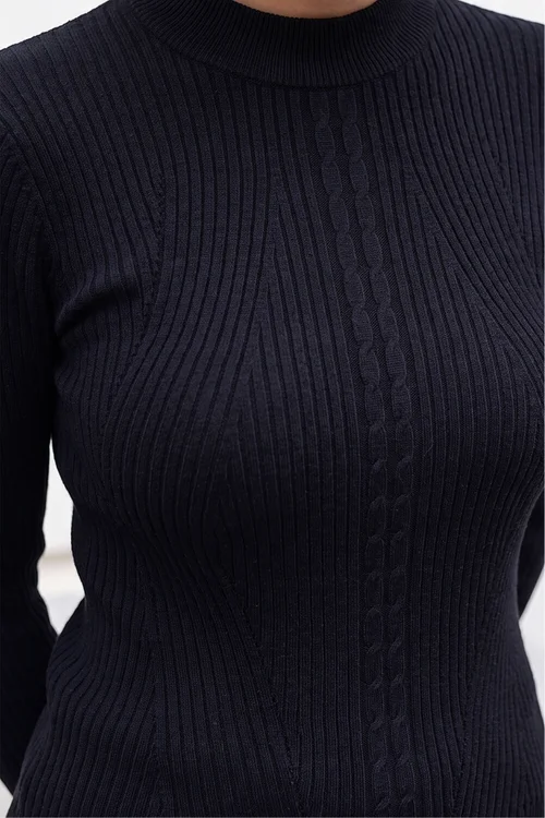 Roman Black Petite Cable Knit Turtleneck Jumper - 14 Image 4