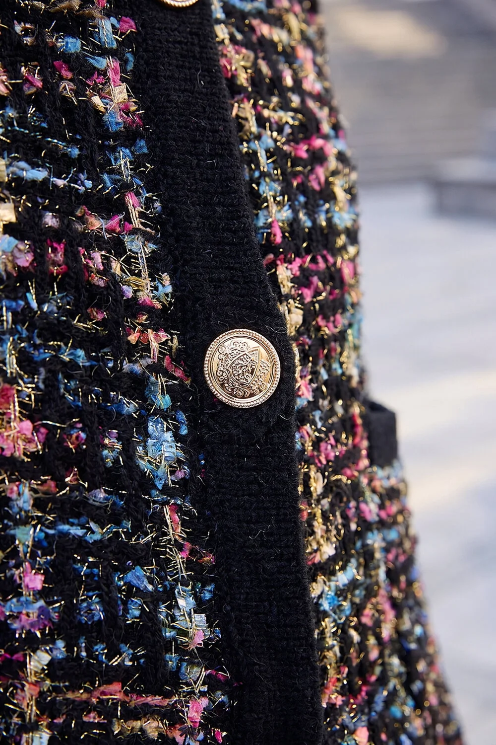 Roman Black Sparkle Tweed Knit Cardigan - 18 Image 4
