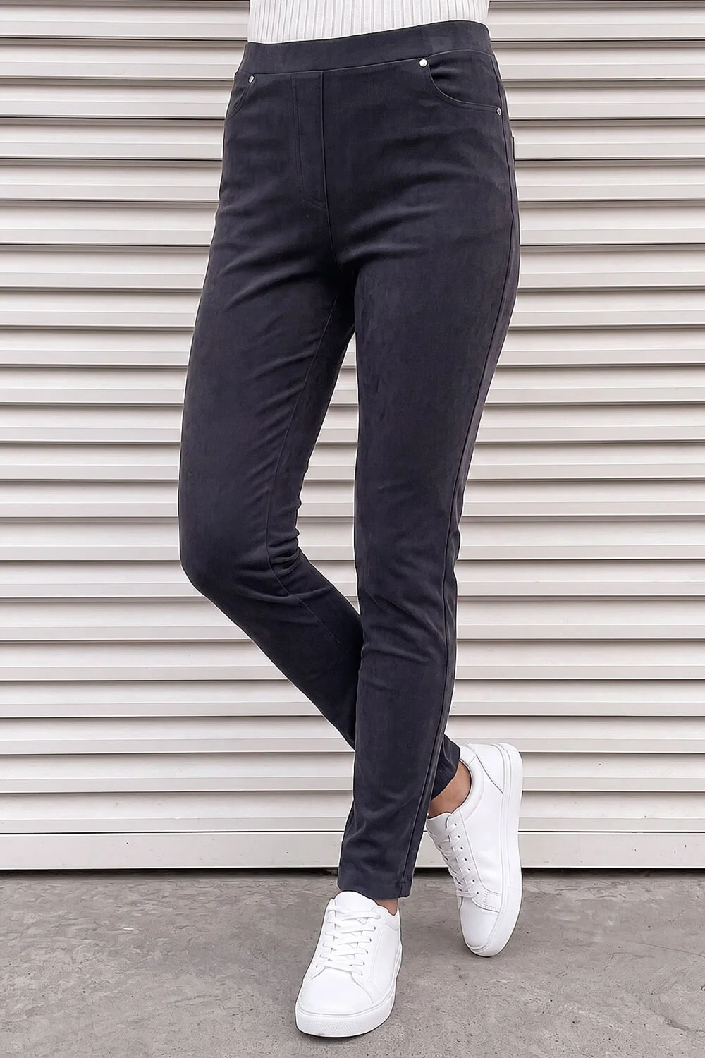 Roman Navy Corduroy Straight Leg Trouser - 18 Image 1