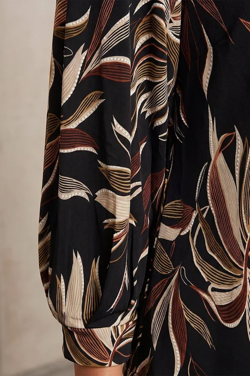 Roman Rust Dropped Shoulder Puff Print Top - 14 Image 4