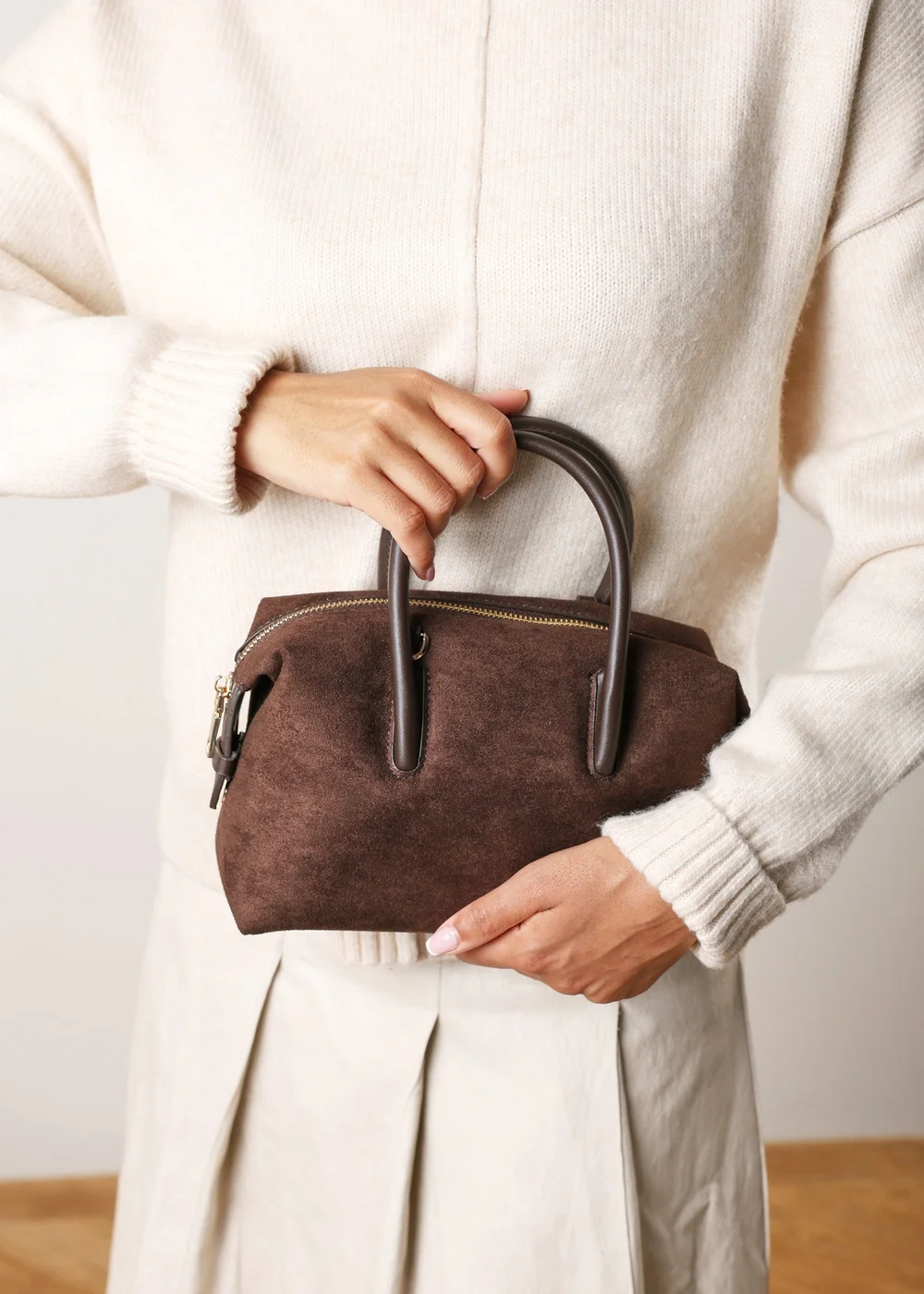 Where's That From Gavera Dark Brown Mini Bowler Grab Bag - One Size Image 5