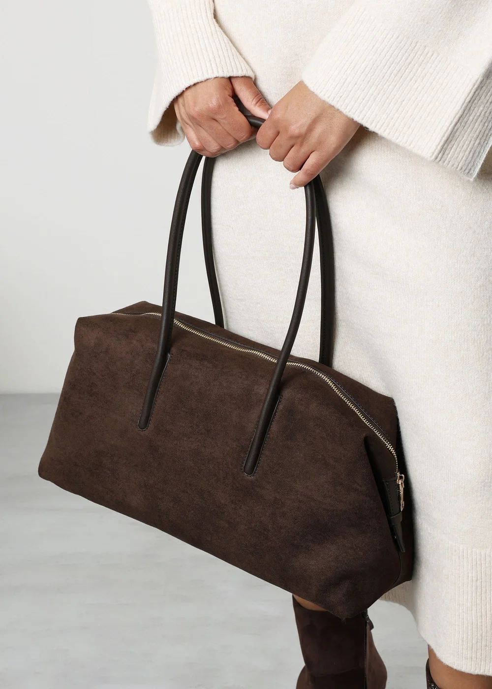 Where's That From Girelle Dark Brown Bowler Bag - One Size Image 2