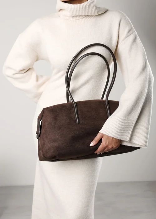 Where's That From Girelle Dark Brown Bowler Bag - One Size Image 1