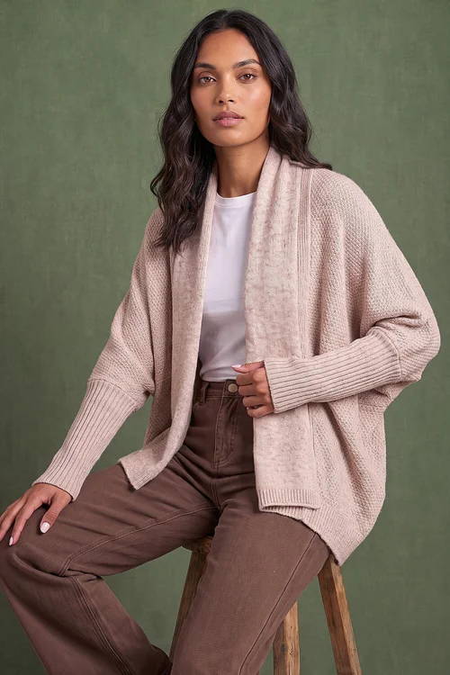 Roman Beige Shrug Cardigan - 20 Image 1