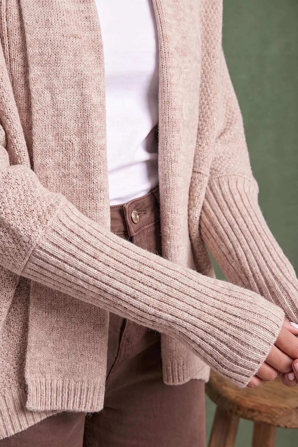 Roman Beige Shrug Cardigan - 20 Image 4