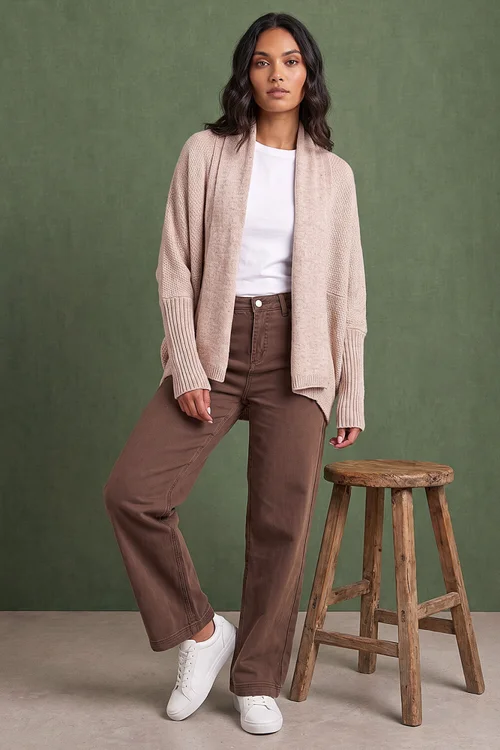 Roman Beige Shrug Cardigan - 20 Image 2
