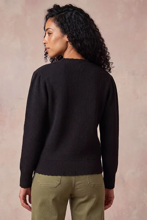 Roman Black Multi Button Cardi - 14 Image 3