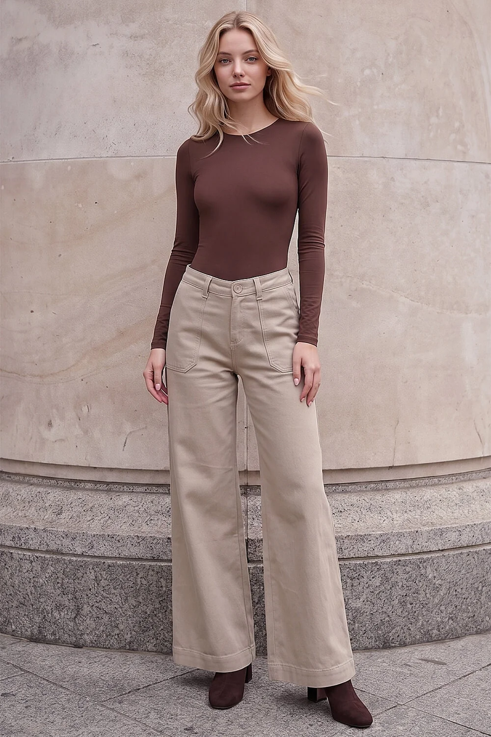 Roman Stone Petite Pocket Stretch Jean - 16 Image 2