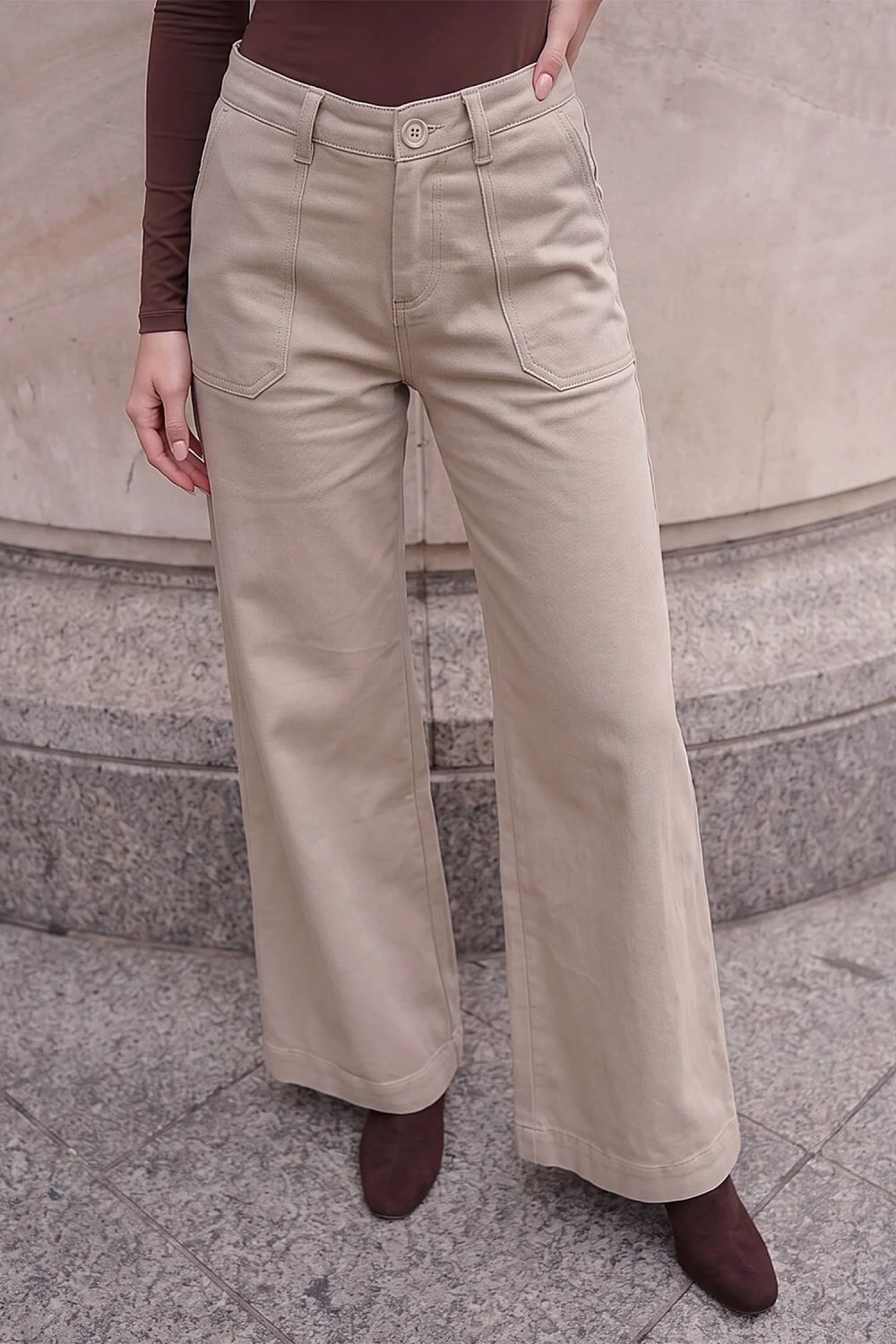 Roman Stone Petite Pocket Stretch Jean - 16 Image 1
