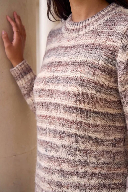 Roman Chocolate Petite Space Dye Curved Hem Jumper - 14 Image 4