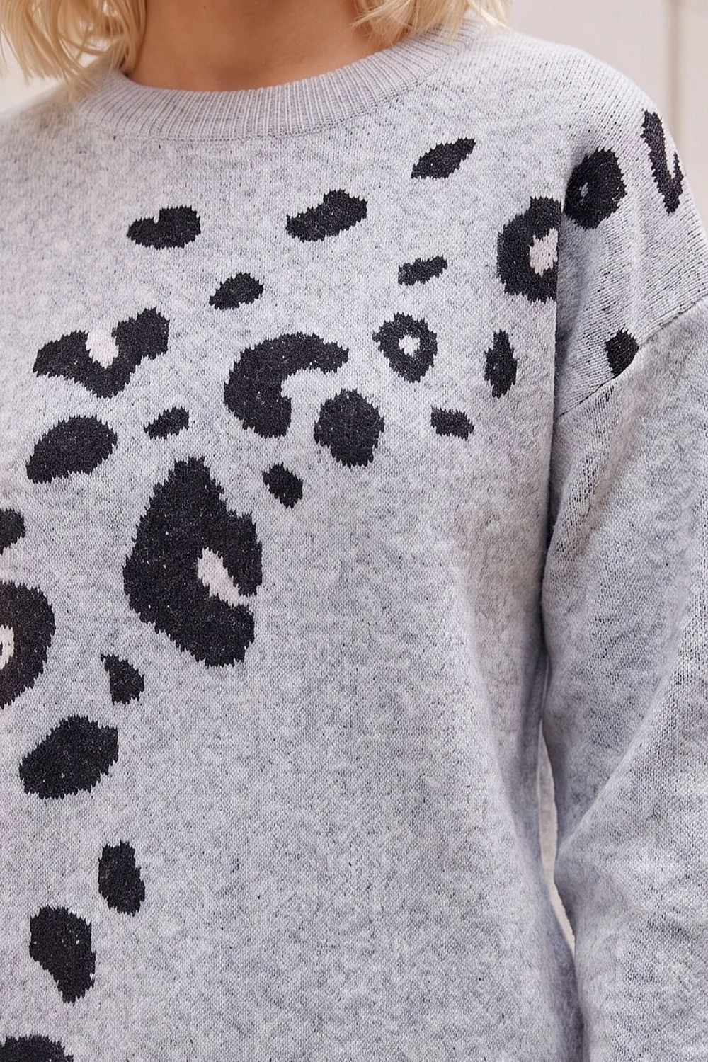 Roman Grey Petite Animal Jumper - 12 Image 4
