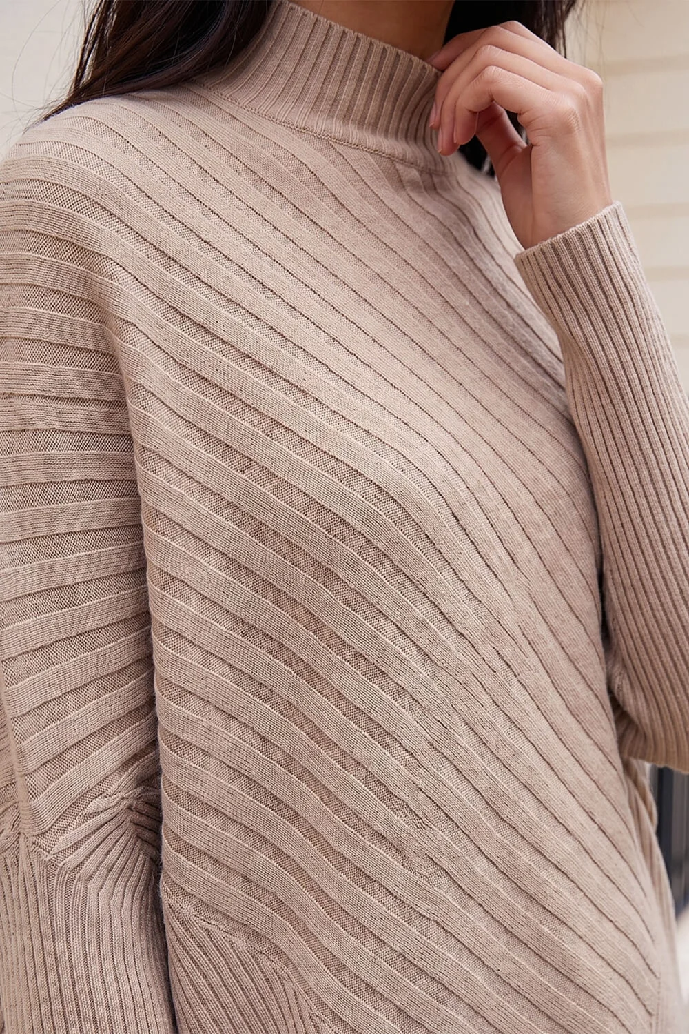 Roman Stone Petite Oversized Jumper - M Image 4