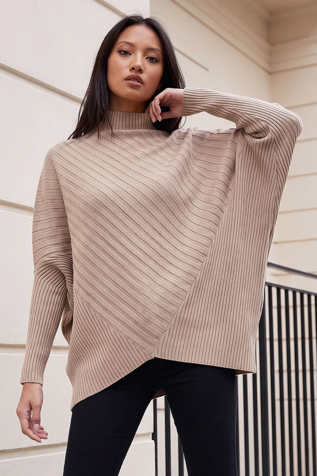 Roman Stone Petite Oversized Jumper