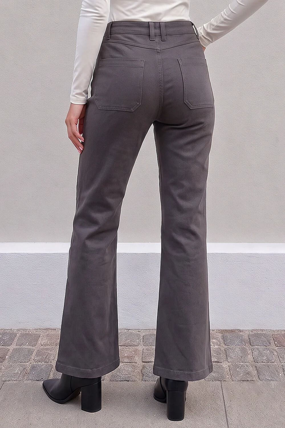 Roman Grey Petite Stretch Denim Jean - 14 Image 3