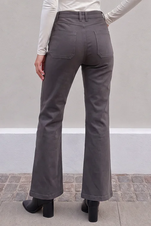 Roman Grey Petite Stretch Denim Jean - 14 Image 3