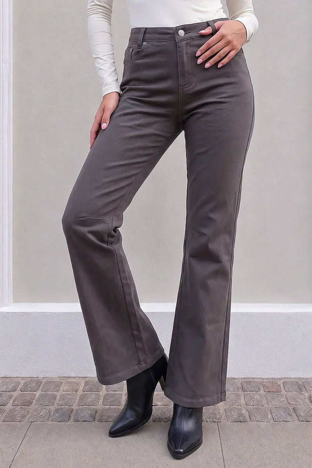 Roman Grey Petite Stretch Denim Jean